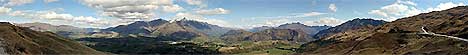 Panorama vom Coronet Peak