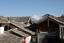 über den Dächern von  Lijiang