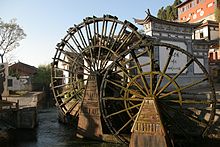 Wasserräder in Lijiang