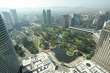 Aussicht von den Petronas Twin Towers